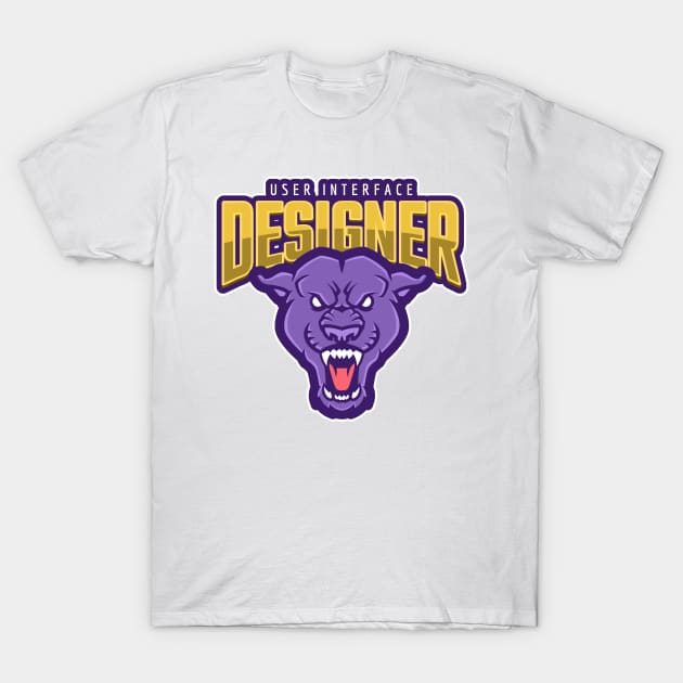 Powerful User Interface Designer T-Shirt by ArtDesignDE